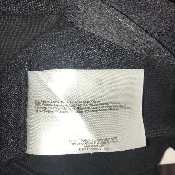 Esprit Black Bejewelled Black Rayon Crop Cardigan - Picture 11 of 12